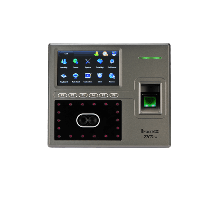 iFace 800 facial recognition time recorder